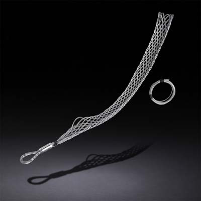 pulling cable grip single loop galva with lace
