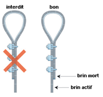 Wire rope clips