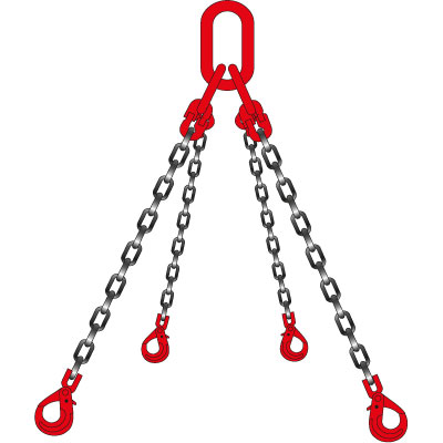 4 string chain slings