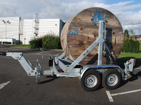 GATT 2500 cable drum trailer by Gattegno